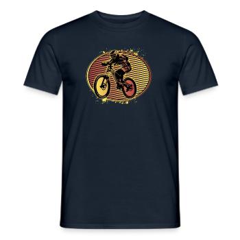VTT VTT - VTT - T-shirt homme - marine - Devant - AI Model Male 178 light (178cm)