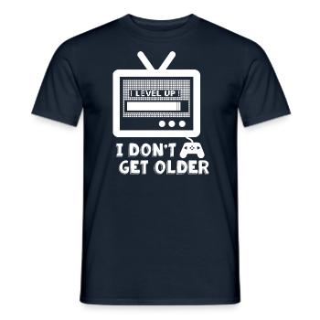 Level Up Shirt - Männer T-Shirt - Navy - Vorne - AI Model Male 178 light (178cm)