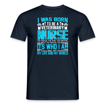 Veterinary Nurse Surgeons RCVS Profession - Männer T-Shirt - Navy - Vorne - AI Model Male 178 light (178cm)