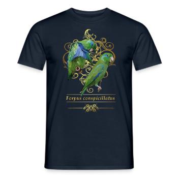 Eye glasses - Men's T-Shirt - navy - Front - AI Model Male 178 light (178cm)