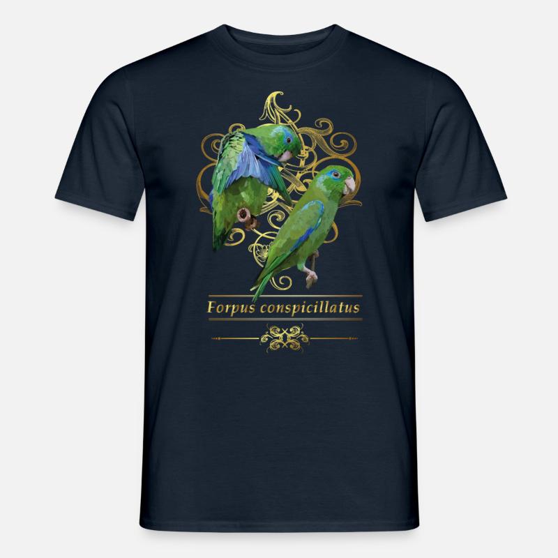 Cotorrita von Brille - Männer T-Shirt - Navy