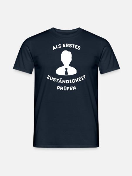 Sachbearbeiter Beamte Verwaltung Büro Job Geschenk - Männer T-Shirt - Navy