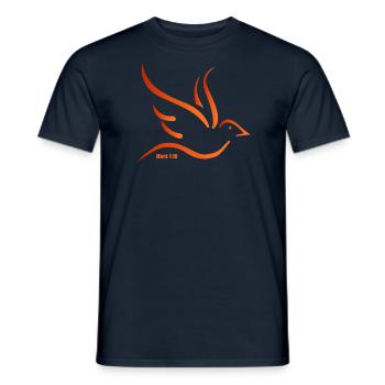 Dove - Le symbole du Saint- - T-shirt homme - marine - Devant - AI Model Male 178 light (178cm)