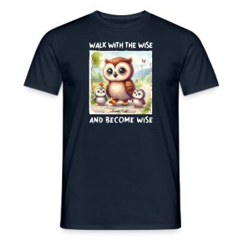 DLM KIDS WISDOM 2 W1U - Men's T-Shirt - navy - Front - AI Model Male 178 light (178cm)