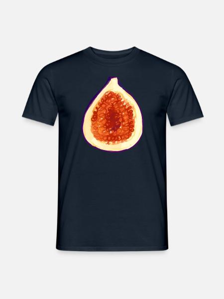 Feigen Kostüm Karneval Fasching Outfit Obst Feige - Männer T-Shirt - Navy