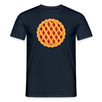 Pie Karneval Kostüm Verkleidung Fasching Pies Cake - Männer T-Shirt - Navy - Vorne - AI Model Male 178 light (178cm)