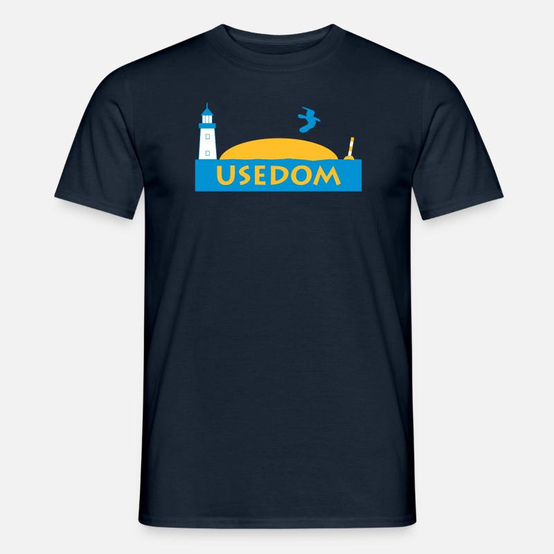 Usedom - Männer T-Shirt - Navy