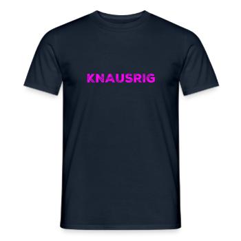 Geldgeil - Männer T-Shirt - Navy - Vorne - AI Model Male 178 light (178cm)