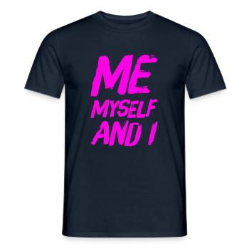moi et moi - T-shirt homme - marine - Devant - AI Model Male 178 light (178cm)