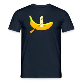 Paddling time - T-shirt homme - marine - Devant - AI Model Male 178 light (178cm)