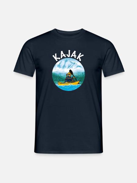Kayaking - Men's T-Shirt - navy