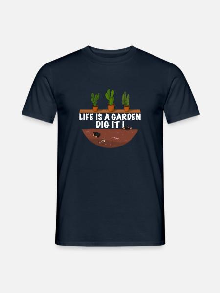 Lustiger Gärtner Spruch - Männer T-Shirt - Navy