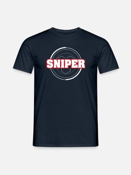 Gamer Sniper - Männer T-Shirt - Navy