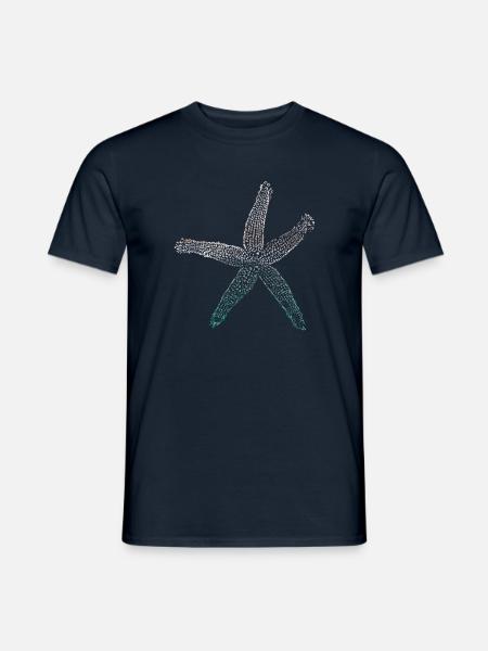 starfish - Men's T-Shirt - navy