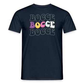 Bocce Spruch Bocce Ball mit Jack Bocci Game Bocce - Männer T-Shirt - Navy - Vorne - AI Model Male 178 light (178cm)