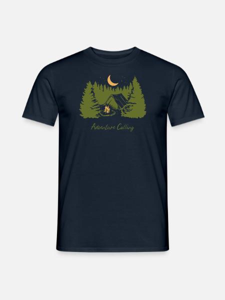 Adventure Calling - Männer T-Shirt - Navy