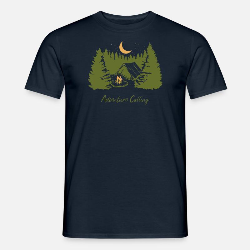 Adventure Calling - Männer T-Shirt - Navy