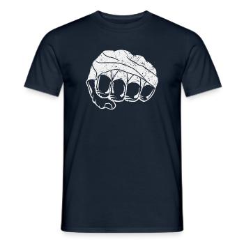 Mma Faust Mixed Martial Arts Fighter - T-shirt homme - marine - Devant - AI Model Male 178 light (178cm)