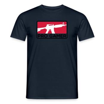 PRO GAMER - Männer T-Shirt - Navy - Vorne - AI Model Male 178 light (178cm)