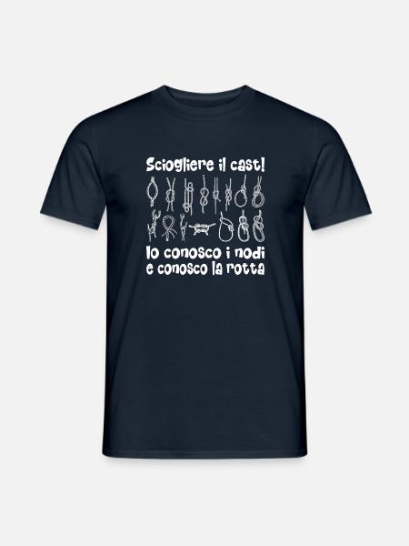 Ablegen! Ich kann die Knoten ich weiß den Kurs - Männer T-Shirt - Navy