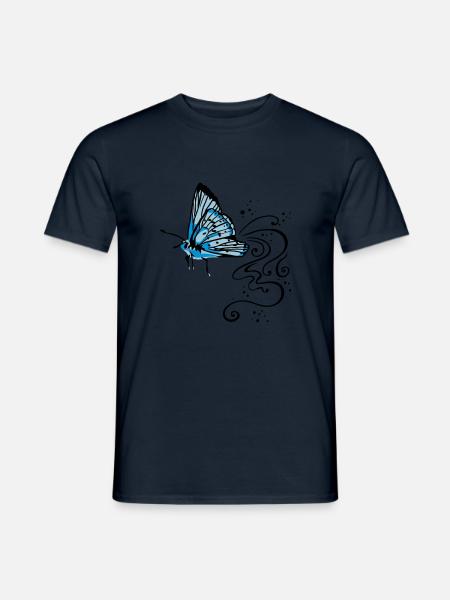 Schmetterling - Männer T-Shirt - Navy