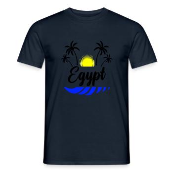 Egypt - Men's T-Shirt - navy - Front - AI Model Male 178 light (178cm)
