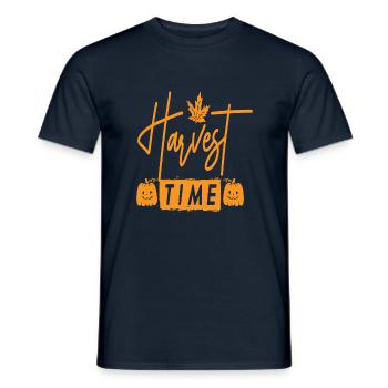 Harvest Time - Men's T-Shirt - navy - Front - AI Model Male 178 light (178cm)