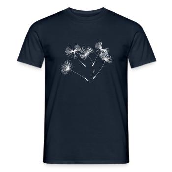 Pissenlit - T-shirt homme - marine - Devant - AI Model Male 178 light (178cm)