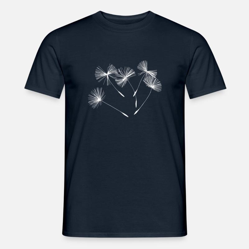 Pusteblume - Männer T-Shirt - Navy