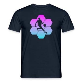 basketball streetball - Männer T-Shirt - Navy - Vorne - AI Model Male 178 light (178cm)