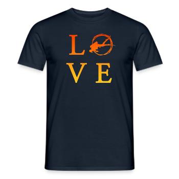 tauchen - Männer T-Shirt - Navy - Vorne - AI Model Male 178 light (178cm)