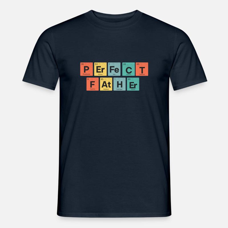 PERFEKTER VATER - Männer T-Shirt - Navy