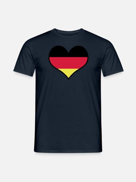 Germany Deutschland - Men's T-Shirt - navy