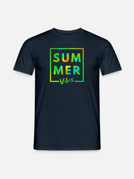 Summer Vibes - Men's T-Shirt - navy
