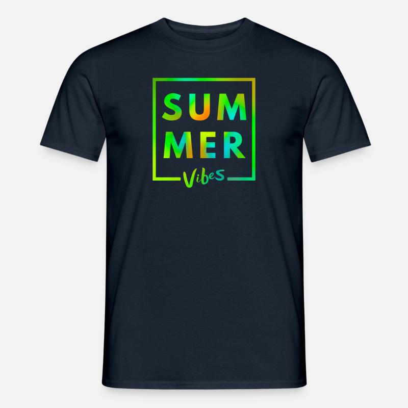 Summer Vibes - Männer T-Shirt - Navy