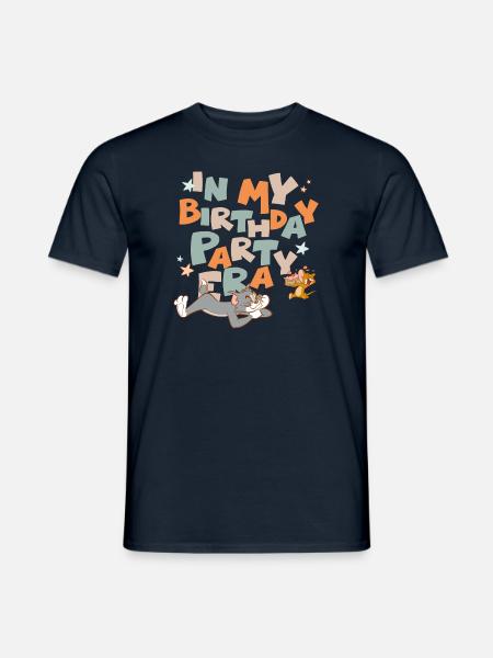 Tom Und Jerry Geburtstags-Design - Männer T-Shirt - Navy