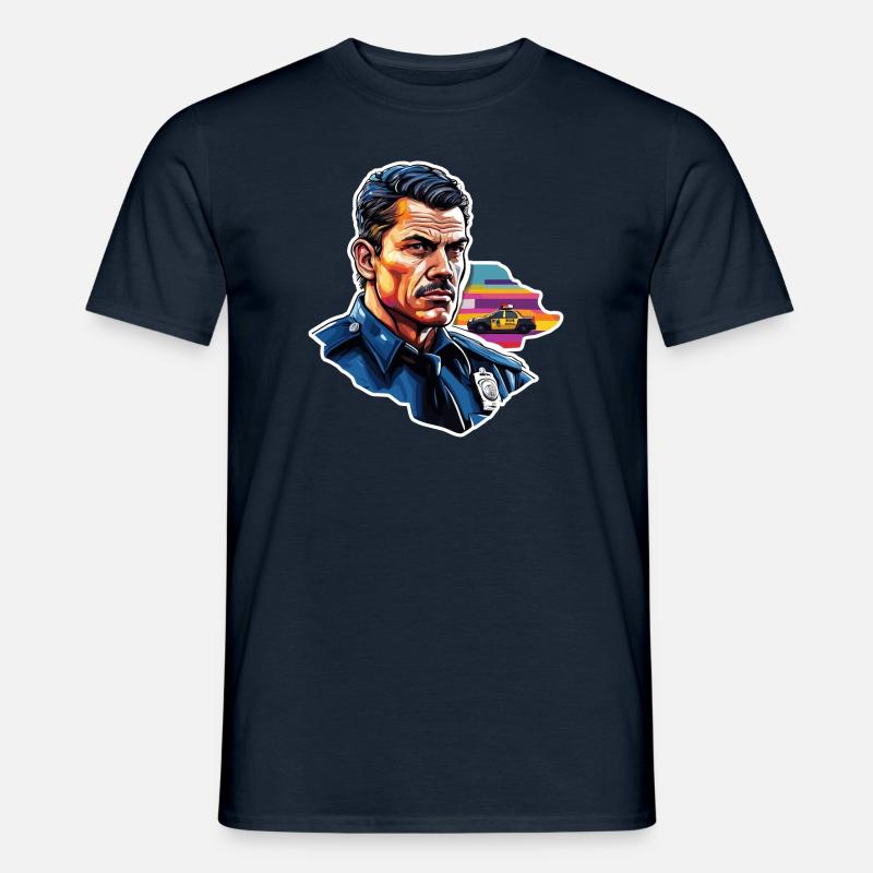 Polizei / Einsatz / Beruf / Job / Einsatzkräfte - Männer T-Shirt - Navy