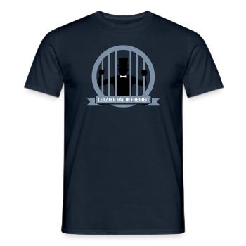 JGA Junggesellen Abschied Hochzeit Ehe Heirat - Männer T-Shirt - Navy - Vorne - AI Model Male 178 light (178cm)
