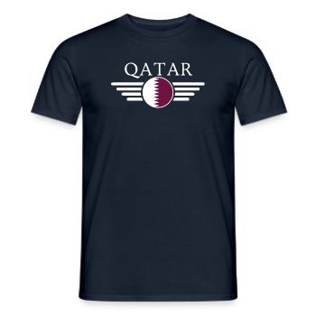 Qatar Style Design T-Shirt - Men's T-Shirt - navy - Front - AI Model Male 178 light (178cm)
