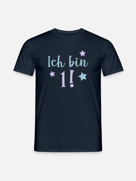 Ich bin 1! - Männer T-Shirt - Navy