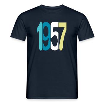 Established 1957 - Männer T-Shirt - Navy - Vorne - AI Model Male 178 light (178cm)