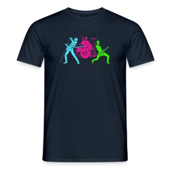 Mobile Devz Band - Band von Entwicklern - Männer T-Shirt - Navy - Vorne - AI Model Male 178 light (178cm)