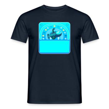 Sous-marin - T-shirt homme - marine - Devant - AI Model Male 178 light (178cm)