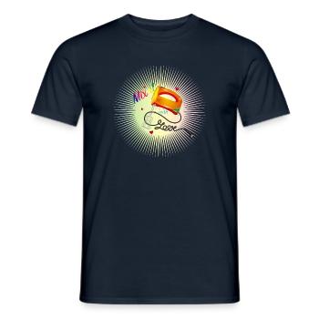 Mélangeur à main coloré avec un dicton cool - T-shirt homme - marine - Devant - AI Model Male 178 light (178cm)