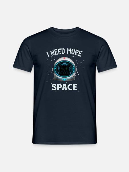 i need more space - Men's T-Shirt - navy