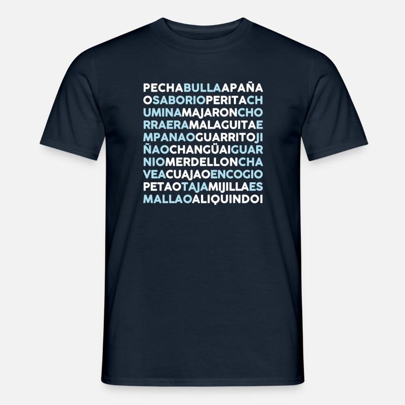 Malaguita (dunkel) - Männer T-Shirt - Navy