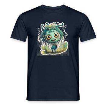 Monstres - T-shirt homme - marine - Devant - AI Model Male 178 light (178cm)