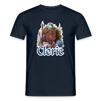 Kleriker und Heiler sind deine Rollenspielliebling - Männer T-Shirt - Navy - Vorne - AI Model Male 178 light (178cm)