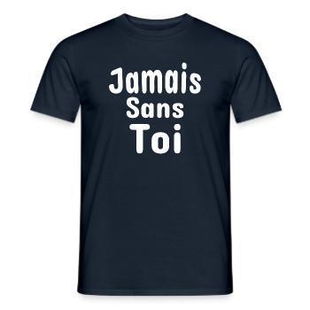 Nouveau projet - T-shirt homme - marine - Devant - AI Model Male 178 light (178cm)