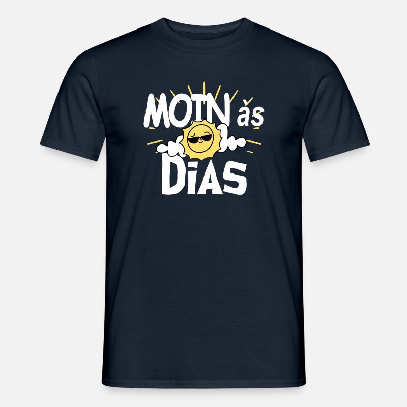 MOINas Dias Sonne - Männer T-Shirt - Navy